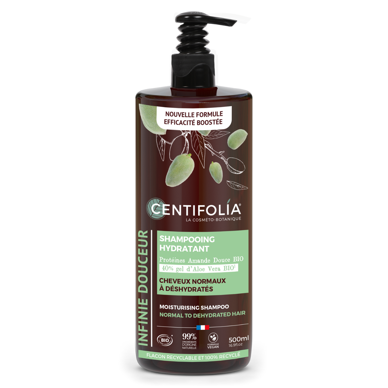Shampooing hydratant - cheveux normaux à déshydratés
