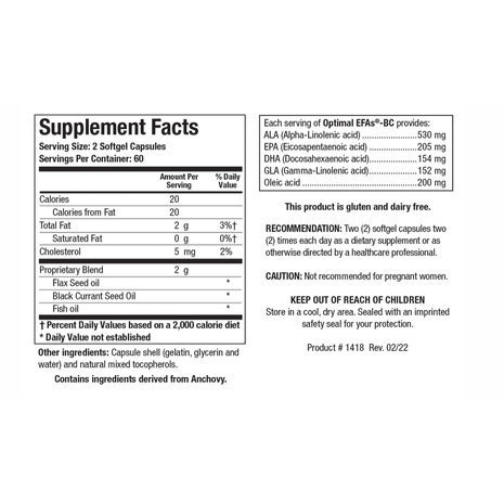 Optimal EFA's (Fish & Plant)