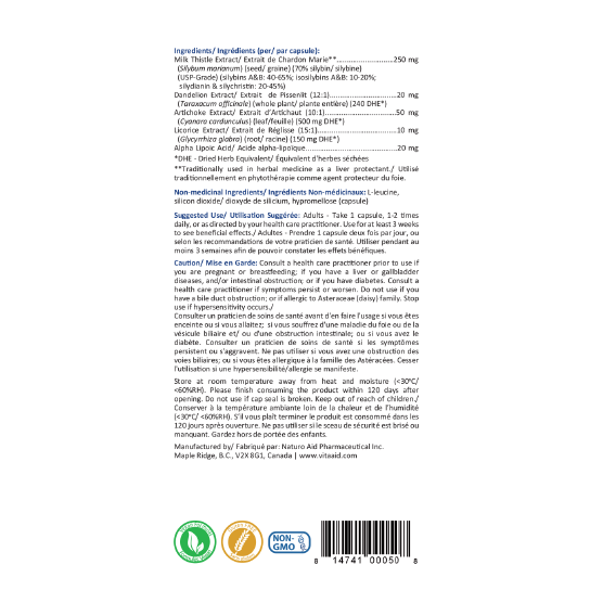 Hepasylin (Soutien à la santé du foie)