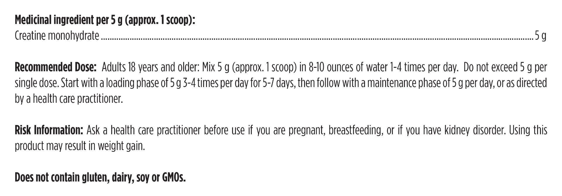 Creatine Monohydrate NSF