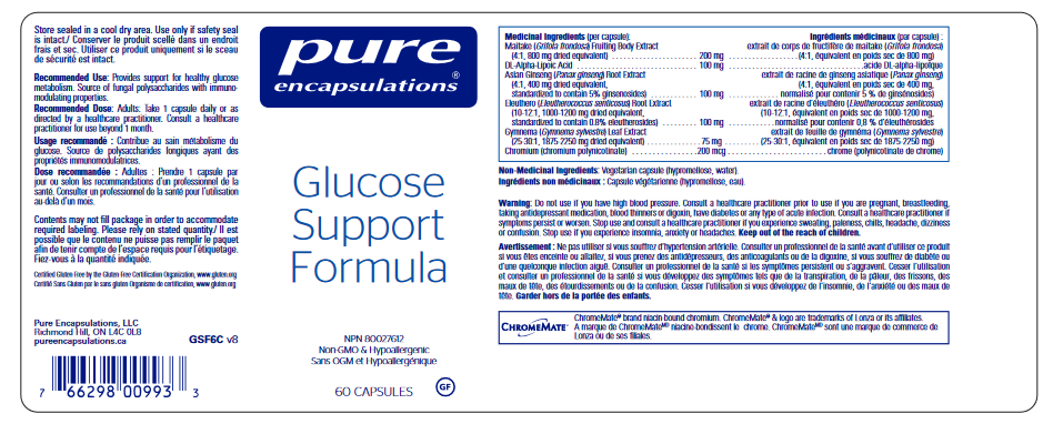 Glucose Support Formula