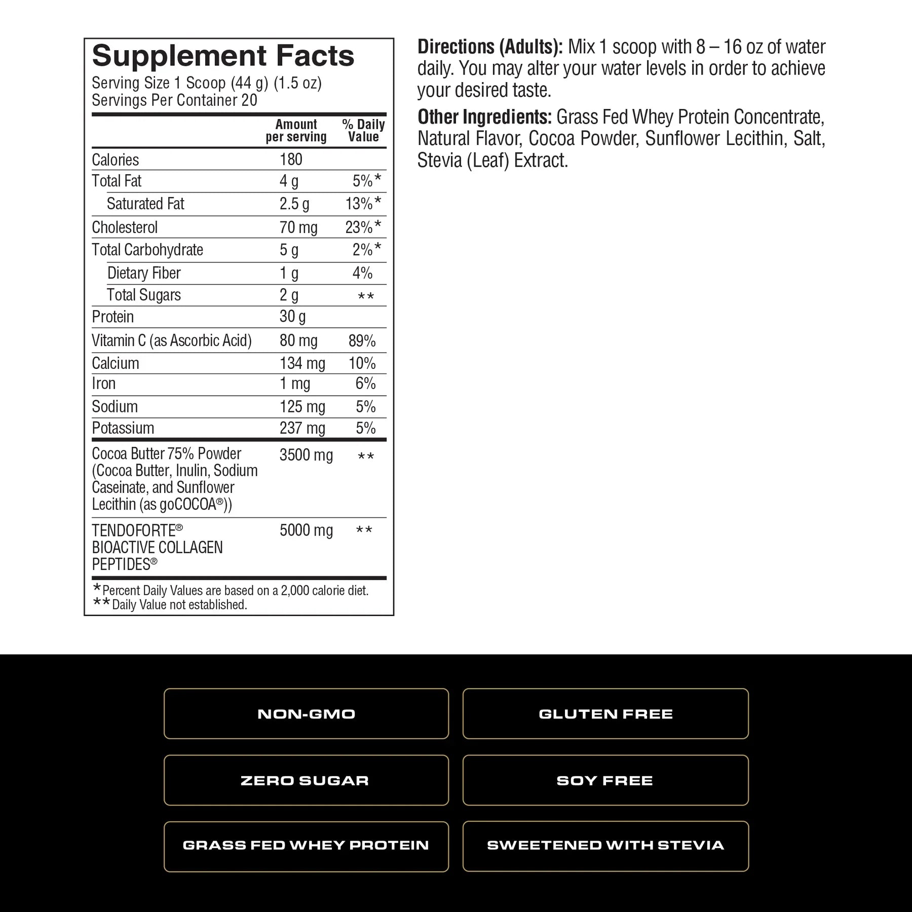 Grass Fed Whey