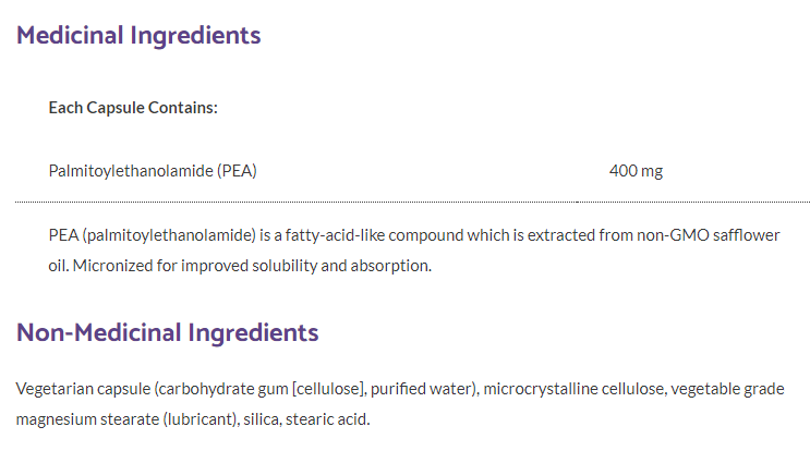 PEA (Palmitoylethanolamide) 400 mg